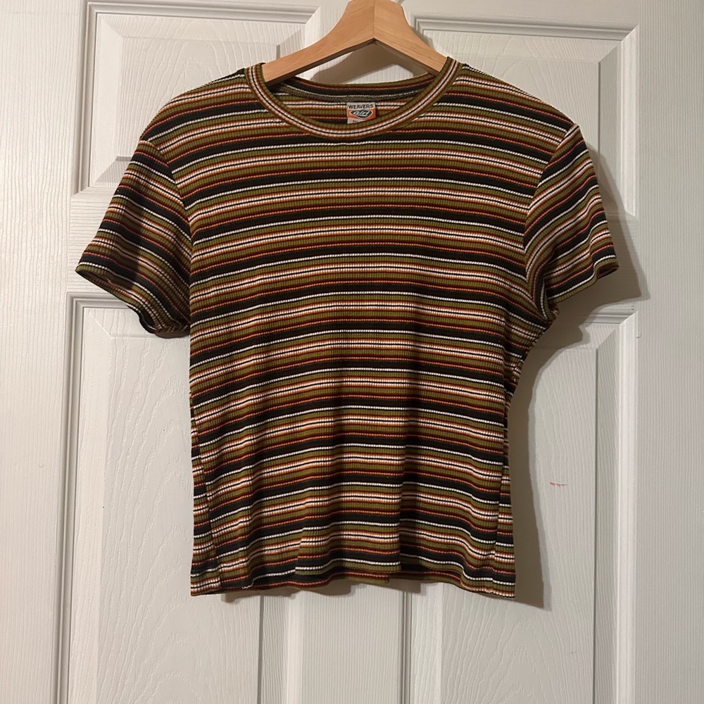 Weavers Multicolor Striped Top